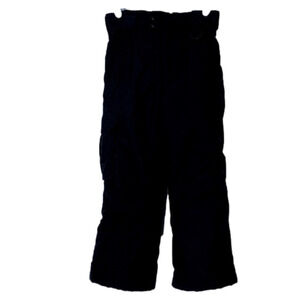 𝅺kids' Ski Pants, Essential Nylon, Size 6, Black